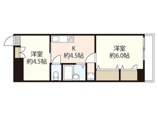 センチュリーふなばし【6階】の間取り