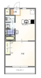 コーポFK【4階】の間取り