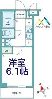 レピュア横浜片倉レジデンス【1階】の間取り