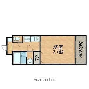 グレンパーク中川【3階】の間取り