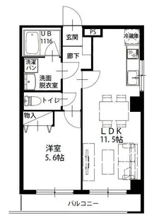 野口町ビル【3階】の間取り