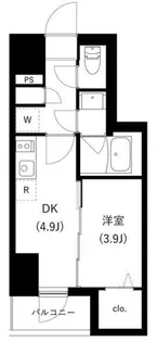 WHARF駒込【1階】の間取り