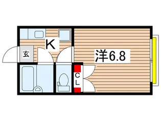 ヴィレッヂハピネス2【2階】の間取り