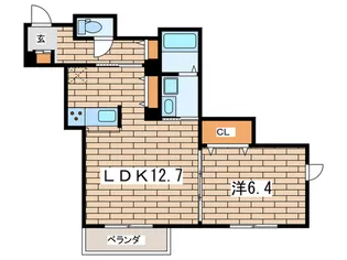 アパルトマン御成町【2階】の間取り