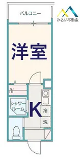 MELLAS小島新田【1階】の間取り