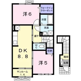 Maple【2階】の間取り