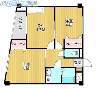 アーク・ガーデン【2階】の間取り