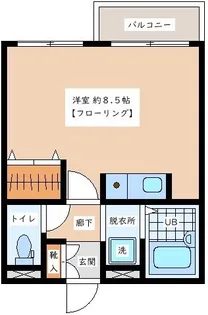 ニューベリーヒルズ【1階】の間取り
