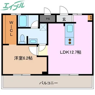 コム!四日市【5階】の間取り