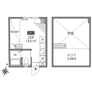 グランエッグス逗子N【2階】の間取り