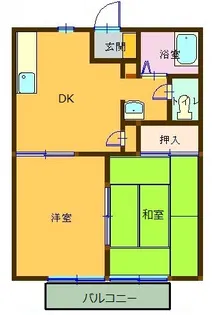 アネックス琴海【2階】の間取り