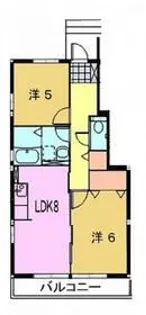 ブランドールA【1階】の間取り