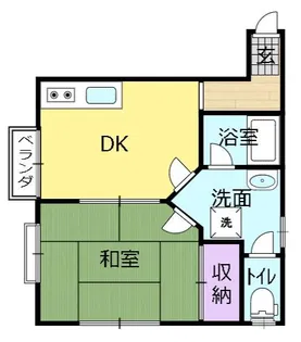 コーポ・ステーション【2階】の間取り