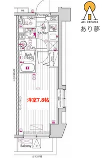 ガーラ・プレシャス横浜鶴見【3階】の間取り