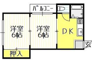 大阪府大阪市平野区加美南4【マンション】の間取り