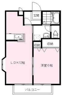 サンビレッジ花ノ木H【1階】の間取り
