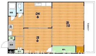 富田マンション【2階】の間取り