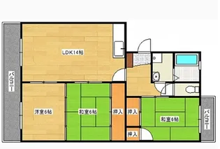 メゾン神代【2階】の間取り