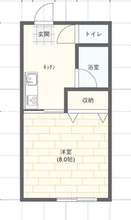 コーポカメリアII2-C【2階】の間取り