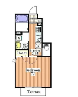 東京都練馬区富士見台2【アパート】の間取り