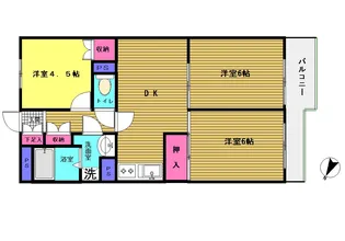 リーンハーベスト【3階】の間取り
