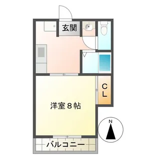 マンション大関【3階】の間取り