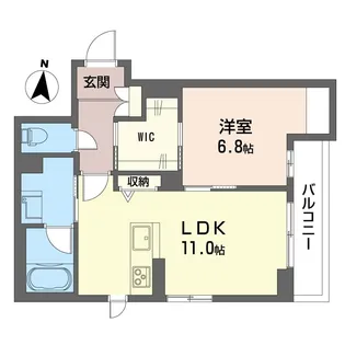 ライヴ テイル 桜木町【3階】の間取り