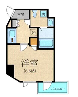 ヴェルト新宿EAST【1階】の間取り