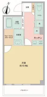 フランカー桜ノ宮【5階】の間取り