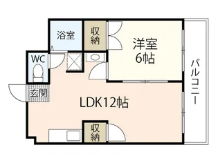 グランディール門田屋敷【4階】の間取り