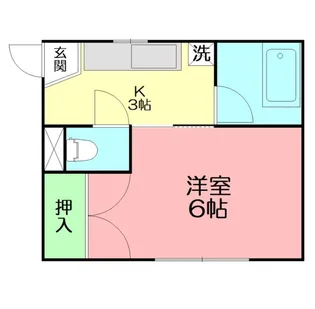 コーポ江藤【2階】の間取り