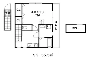コマロジック【2階】の間取り