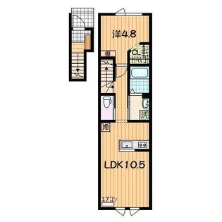 Fierte(フィエルテ)【2階】の間取り