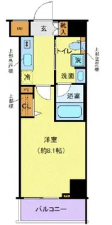 クレヴィスタ押上【2階】の間取り
