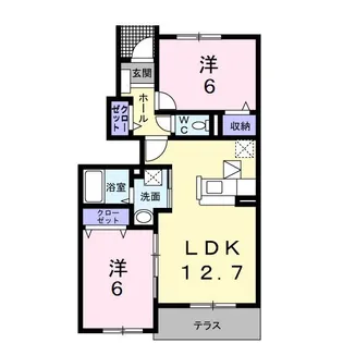 あすなろ館【1階】の間取り