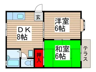スイ-トパレス北柏【2階】の間取り