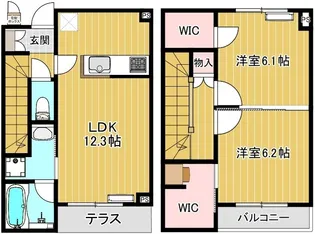 Azure.K【1階】の間取り