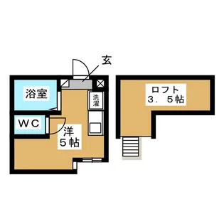 アセットホーム白楽B棟【1階】の間取り