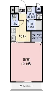 ラフィネ新井【2階】の間取り