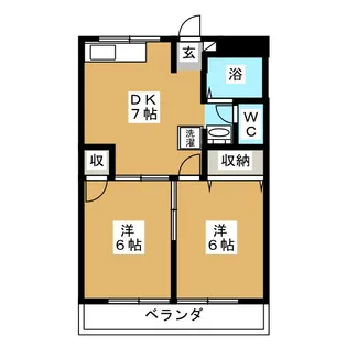 マイレジデンス【3階】の間取り