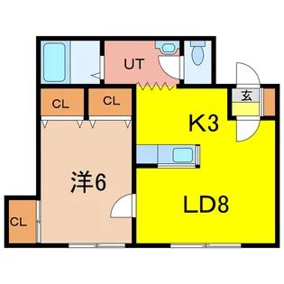 アルバーターII【1階】の間取り
