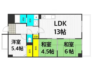ガーデンスクエア【2階】の間取り