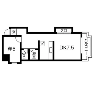横井第6ビル【10階】の間取り