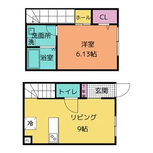 Ascent那加【1階】の間取り