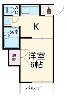 シャルム板戸【1階】の間取り