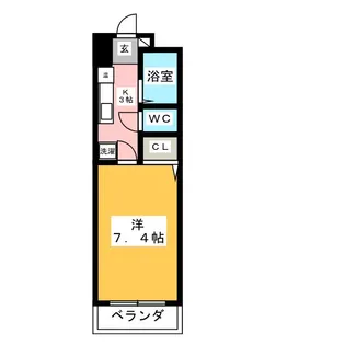 ベストハイツ高辻【2階】の間取り