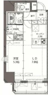 ベルジューレ神保町【6階】の間取り
