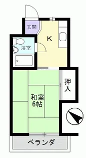 中央ビル【6階】の間取り