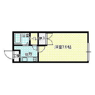 チサンビレッジ92【1階】の間取り