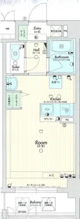 大阪府大阪市北区松ケ枝町【マンション】の間取り